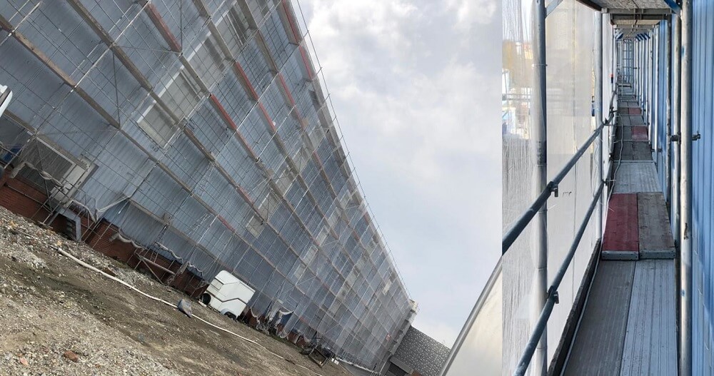 Hallenlackierung von Außen - Hallensanierung