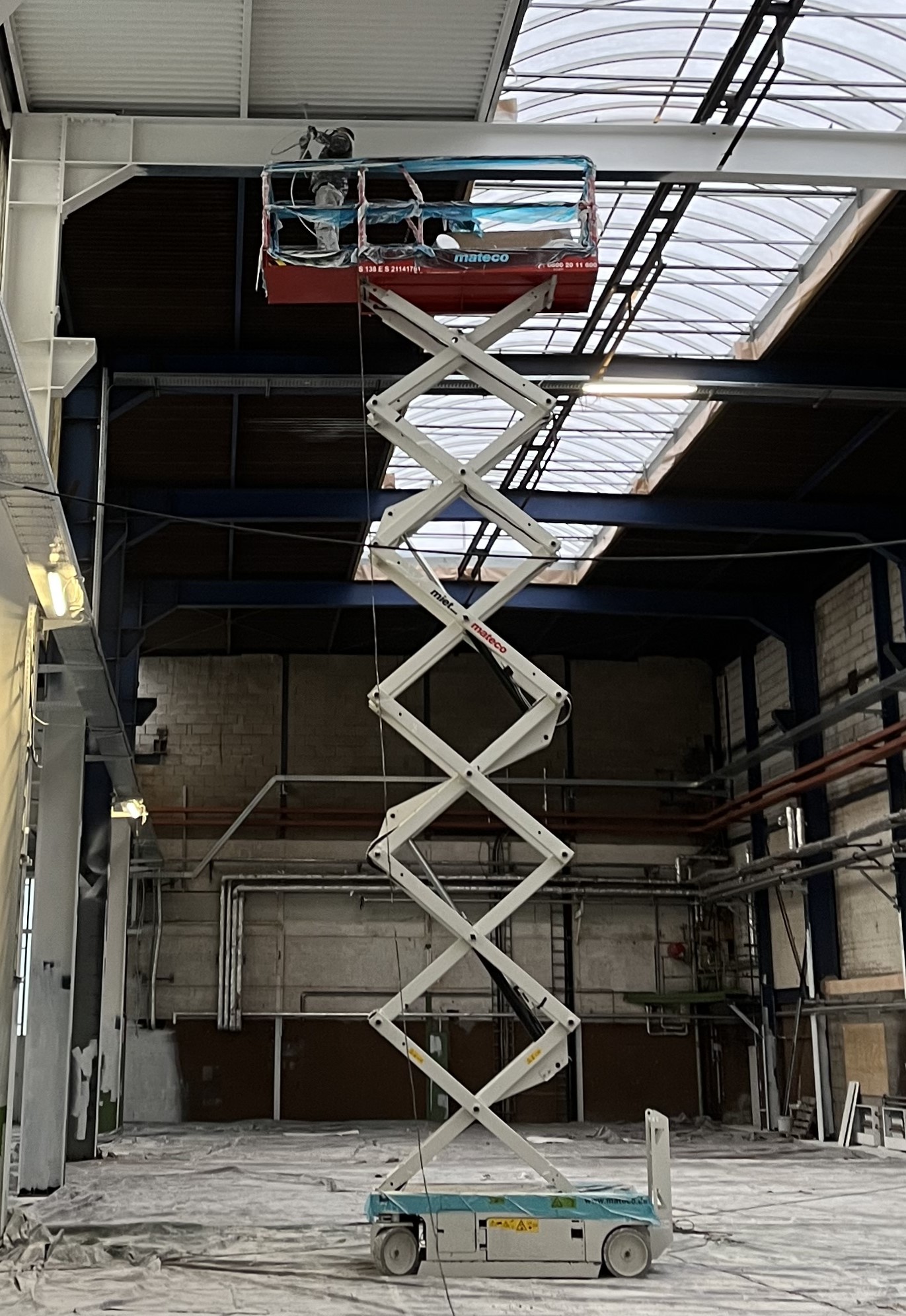 Industrie Deckenbeschichtung